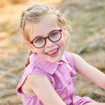 Oprawa korekcyjna dla dzieci Milo & Me Charly, z nakładką przeciwsłoneczną 38/16