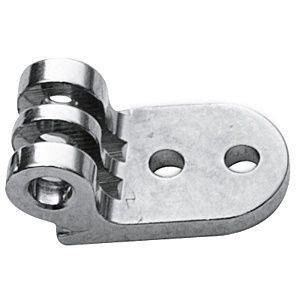 Zawiasy nitowane, część zausznika prawa, szerokość 6,00 mm - 10 szt