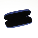 Etui na okulary wzór geometryczny niebieskie