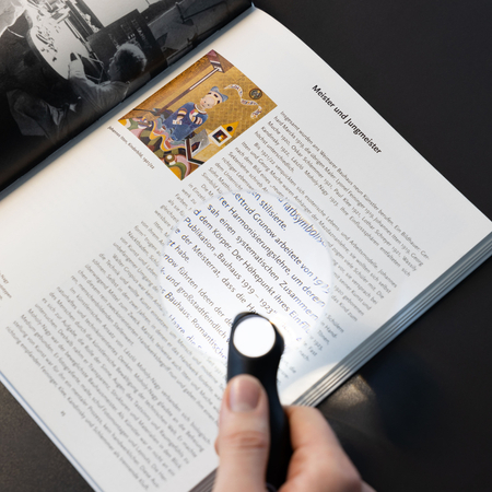 Lupa okrągła podświetlana bez oprawki