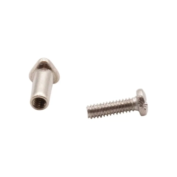 Śruby do opraw Milo & Me Sun, srebrne - 10 szt