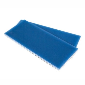 Płytki octanu celulozy, trzywarstwowe, brązowo/biało/niebieskie, 6 mm – 2 szt