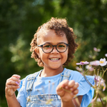 Oprawa korekcyjna dla dzieci Milo & Me Juno, z nakładką przeciwsłoneczną 45/18