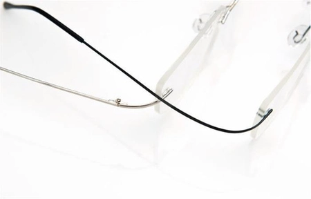 Zestaw części do okularów wierconych ze stali nierdzewnej, czarnych, z zawiasami