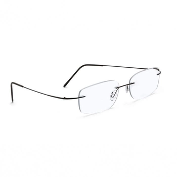 Oprawa korekcyjna z zausznikami z zawiasami, czarna