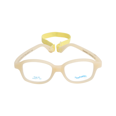 Oprawa korekcyjna dla dzieci Flex Frames Yogi 40/17, FC Jasnobeżowy