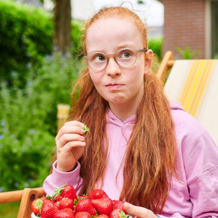 Oprawa korekcyjna dla dzieci Milo & Me Billie, 6-9 lat, Nude