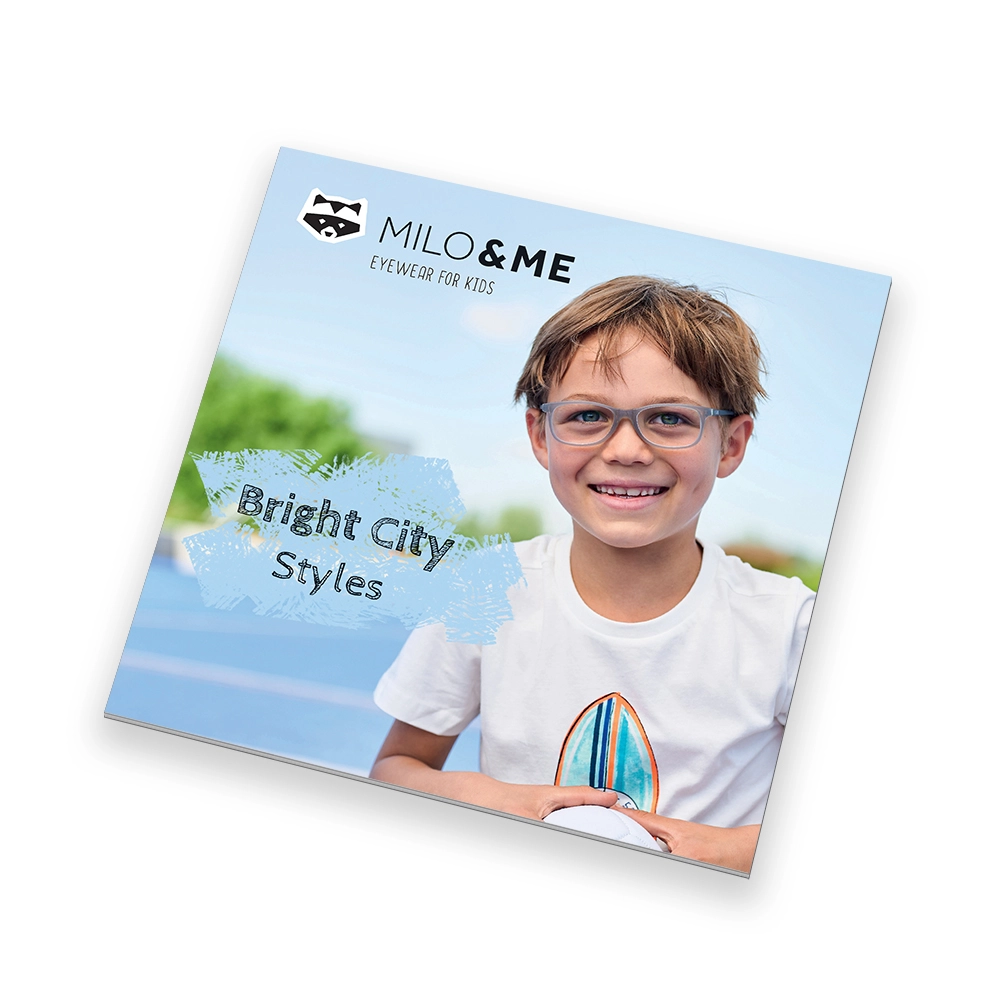 Katalog Oprawy Dziecięce Milo & Me kolekcja „Bright City Styles”