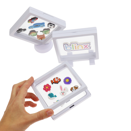 Ramka ekspozycyjna + 15 zawieszek blinx w zestawie