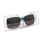 Nakładki Crete, odchylane z polaryzacją, 54 x 43 mm - 3 sztuki