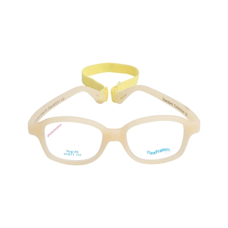 Oprawa korekcyjna dla dzieci Flex Frames Yogi PC fotochrom 40/17, FC Jasnobeżowy