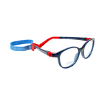 Oprawa korekcyjna dla dzieci Flex Frames Cosmo 48/16, C10 Granatowy / Czerwony