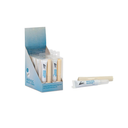 Zestaw żeli przeciw parowaniu okularów z miękkim pędzelkiem 10g - 10 szt.