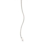 Łańcuszki do okularów metalowe, Pisa, srebrne - 3 szt.