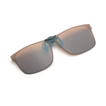 Nakładka Mykonos w prostokątnym kształcie, odchylana z powłoką lustrzaną i polaryzacją, 59 x 44 mm