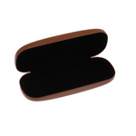 Etui na okulary z eko skóry, brązowe