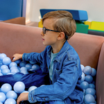 Oprawa korekcyjna dla dzieci Flex Frames Blaze 53/17, C19 Czarny Matowy