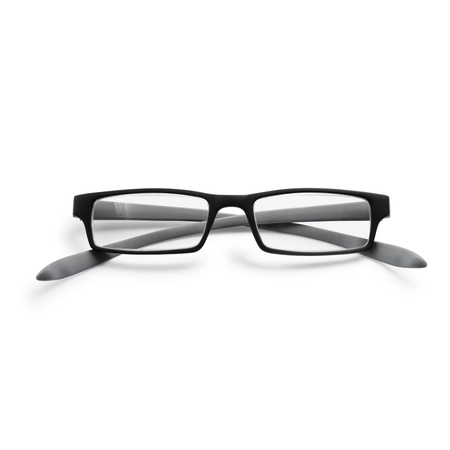 Okulary do czytania Lazybones czarno szare +3,00