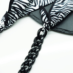 Łańcuszki akrylowe CATANIA Zebra 2 szt.