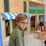 Oprawa korekcyjna dla dzieci Flex Frames Yogi 40/17, D Ciemnoniebieski