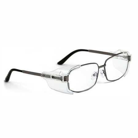 Okulary ochronne metalowe z możliwością korekcji