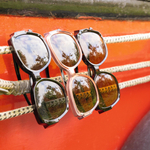 Okulary przeciwsłoneczne nakładane na okulary korekcyjne, Czarny błyszczący, Athens L