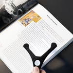 Lupa prostokątna z podświetleniem bez oprawy