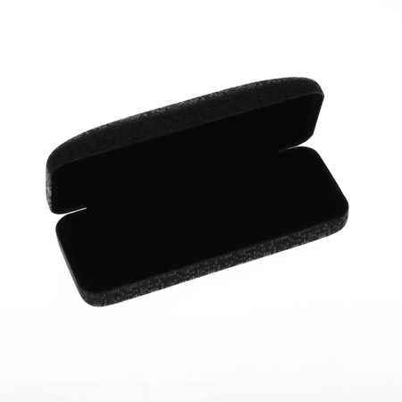 Etui na okulary prostokątne mieniące czarne