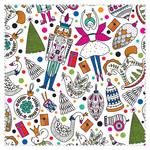 Ściereczki do okularów 18x18 cm, Dziadek do orzechów motyw 1, pakowana pojedynczo