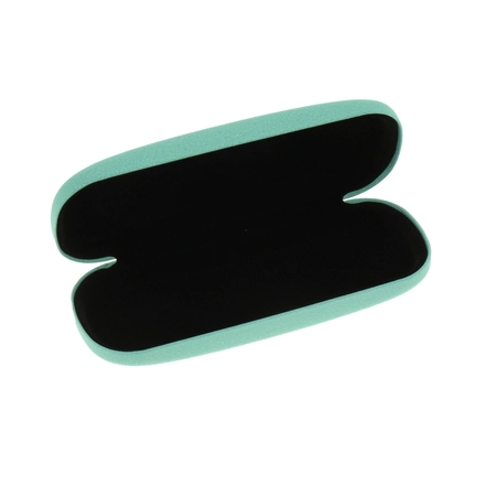 Etui na okulary matowe brokatowe miętowe