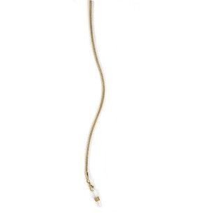 Łańcuszek do okularów metalowy, Pisa, złoty