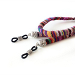 Sznureczki do okularów bawełniane w stylu BOHO, asortyment - 8 szt.