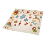Ściereczka do okularów 18x18 cm, Christmas Pattern 4, pakowana pojedynczo
