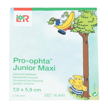 Plastry okluzyjne Pro-ophta Junior Maxi 5 szt.