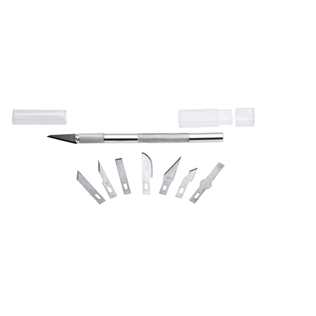 Skalpele z jedną rękojeścią w zestawie - 8 szt