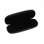 Etui na okulary matowe mieniące czarne