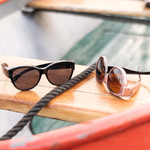 Okulary przeciwsłoneczne nakładane na okulary korekcyjne, Czarny błyszczący, Bern M