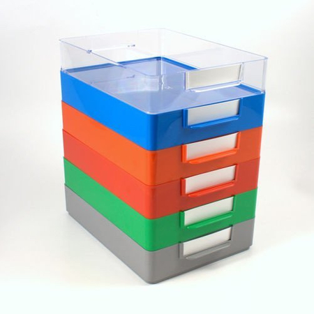 Pojemniki warsztatowe 230/168/45-65 ABS - 10 szt.