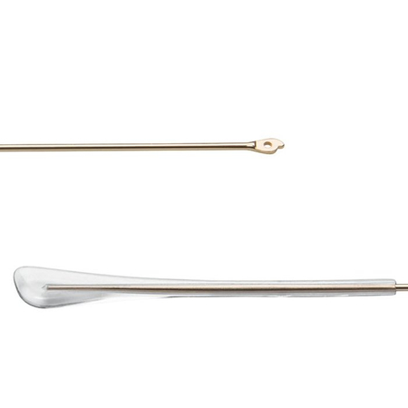 Zauszniki z płaskim zawiasem RAL, 145 mm, średnica 1,3 mm, złote