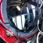 Okulary rowerowe/do biegania Lope, niebieskie z możliwością korekcji