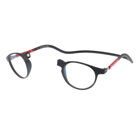 Okulary magnetyczne Slastik Soho 002 czarny +2,50 dpt