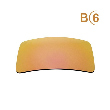 Soczewki trioctanowe plano (tac) z powłoką lustrzaną i polaryzacją, Baza(6 - 2 sztuki