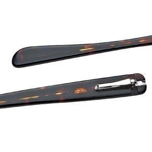 Zauszniki z octanu, 140 mm, wysokość 9,00 mm, ciemna havana