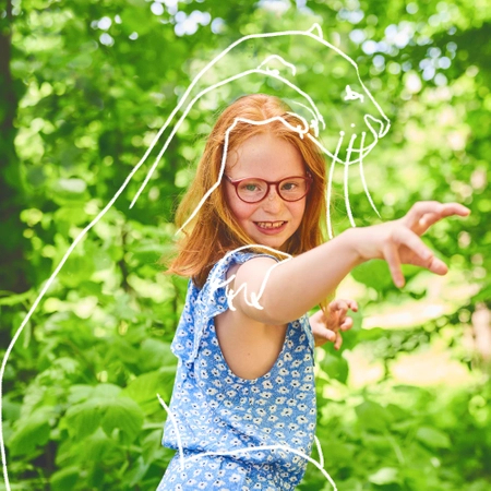 Oprawa korekcyjna dla dzieci Milo & Me Kim, 10-12 lat