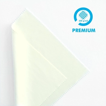 Ściereczki do okularów w jakości PREMIUM, kolor: kość słoniowa, 100 szt.