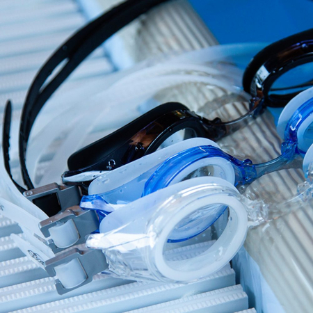 Okulary do pływania Delta RX Junior z możliwością korekcji niebieskie