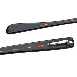 Zauszniki z octanu, 140 mm, wysokość 9,00 mm, ciemna havana