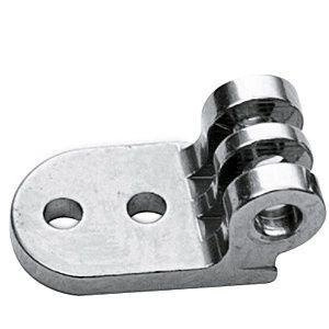 Zawiasy nitowane, część zausznika lewa, szerokość 6,00 mm - 10 szt