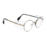 Okulary ochronne metalowe Houston (21), antyczny zloty L