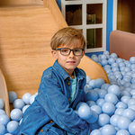 Oprawa korekcyjna dla dzieci Flex Frames Blaze 47/16, C05 Fioletowy / Różowy